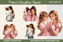 Mother Daughter Sublimation PNG Product Image 1