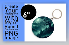 Elegant Round Design Sublimation PNG , Horror Halloween Product Image 1