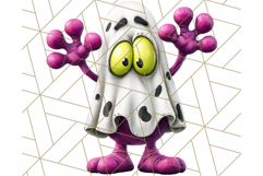 Quirky Monster Clipart PNG, Funny Spooky Creatures Product Image 3