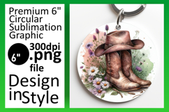 Cute Circle Design Car Coaster PNG , Western Product Image 1