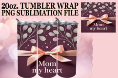 Cheerful Reflections 20oz tumbler wrap, Mother's Day Product Image 1