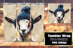 Snowy Wildlife Tumbler Wrap Sublimation 20oz Product Image 1