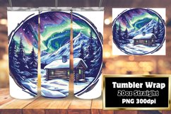 Scenic Landscape Sublimation Art Tumbler Wrap 20oz Product Image 1