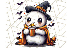 Monster Café Halloween PNG Clipart, Coffee Holiday Clip Art Product Image 3