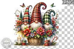 Christmas Gnome Sublimation - Clipart PNG Design Product Image 1