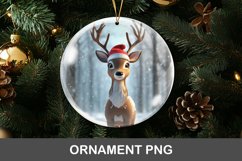 3D christmas ornament - reindeer Product Image 1