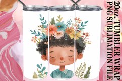 Whimsical Watercolor Boho Tumblers 20oz Product Image 1