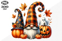 Halloween Gnomes Sublimation - Clipart PNG Design Product Image 1