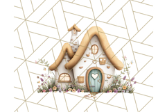 Whimsical Cottagecore Cottage PNG Clipart, Fairy House Png Product Image 3