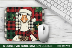 Christmas Goose Mouse Pad Sublimation - Christmas Design Product Image 1