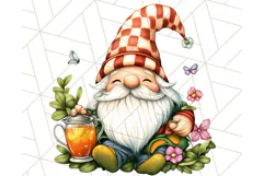 Summer Garden Gnomes Clipart PNG, Summer Country Gnomes Png Product Image 3