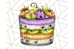 Summerween Tropical Treats Clipart PNG, Halloween Desserts Product Image 3