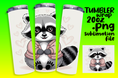 Stylish Tumbler Design for Sublimation , Valenines Animals Product Image 1