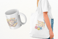Summer Kitten Lazy Days Clipart Product Image 3