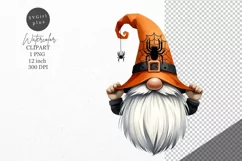 Halloween clipart, Halloween gnome clipart, Gnome clipart Product Image 1