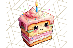 Sweet Treat Face PNG Clipart, Cute Kawaii Dessert Art Png Product Image 3