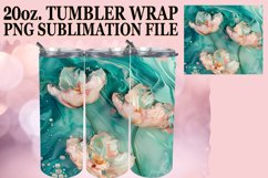 Blossom Bliss Sublimation Tumbler Wrap Design Spring 20oz Product Image 1