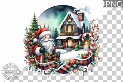 Christmas Santa Sublimation - Clipart PNG Design Product Image 1