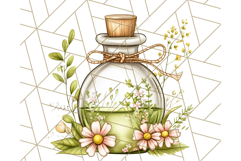 Cottagecore Apothecary PNG Clipart, Rustic Potions &amp; Herbs Product Image 3