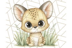 Cute Safari Animal Clipart PNG for Kids, African Wildlife Product Image 3