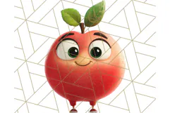 Cute Food PNG Clipart, 3D Adorable Kawaii Characters Png Product Image 3