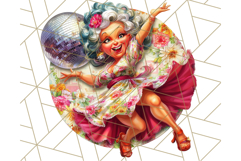 Wild Grandma Clipart PNGs, Funny Quirky Old Ladies Product Image 3