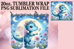 SWEET MOMENTS 20oz TUMBLER WRAP, Cute Dino Product Image 1