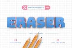 PSD Eraser - Editable Text Effect, Font Style Product Image 1