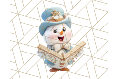 Adorable Snowman Character PNG Clipart Product Image 3