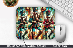 Nutcracker Mouse Pad Sublimation, Christmas Mouse Pad PNG Product Image 1