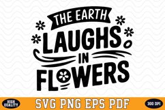 The Earth Laughs in Flowers SVG Design | SVG Cut files Product Image 1