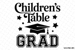 Children&#039;s Table Grad Svg | School Svg | Svg Cut Files Product Image 1