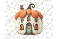 Retro Halloween Clipart Vintage PNG Graphics, 50s Holiday Product Image 3