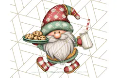 Christmas Gnome Clipart, Holiday Gnomes PNG Illustrations Product Image 3