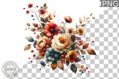 Flowers Sublimation - Clipart PNG Bundle Product Image 14