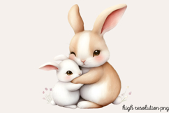 Mothers and Babies Nursery Animals PNG Product Image 1