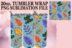 Happy Hearts 20oz tumbler wrap, Christmas Product Image 1