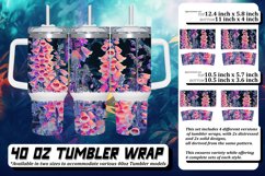 Enchanting Spring Garden Tumbler Wrap 40oz Product Image 1