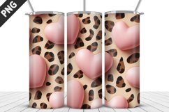 Lovely Hearts Tumbler Design | Valentine&#039;s Day Tumbler Wrap Product Image 1