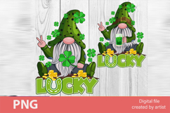 St. Patrick's Day decor png, Patrick gnome png, hippie gnome Product Image 1