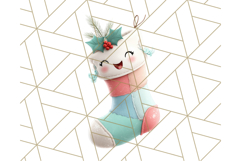 Kawaii Christmas Yeti PNG Clipart, Cute Bigfoot Holiday Art Product Image 3