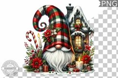 Christmas Gnome Sublimation - Clipart PNG Design Product Image 1
