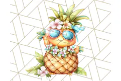 Tropical Tiki Friends PNG Clipart, Cute Summer Art Product Image 3