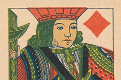 1800s Playing Card Deck Complete 52 Cards with Back Product Image 5