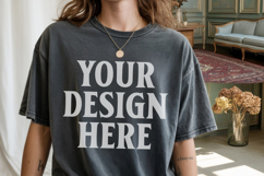 Comfort Colors 1717 Pepper T-Shirt Mockup Product Image 1