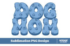 American Dog Mom 4th of July USA Paw DTF PNG Sublimation Product Image 1