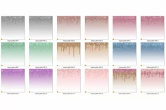 Dripping Glitter Digital Paper - Free Design of The Week Product Image 2