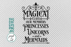 Magical class sign classroom svg dxf files png jpg print Product Image 2