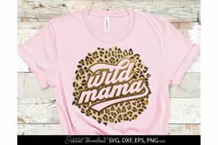 Wild Mama PNG Sublimation Leopard Print | Wild Mama SVG Product Image 2
