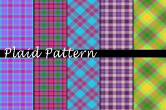 Plaid Pattern Digital Paper Bundle Product Image 1